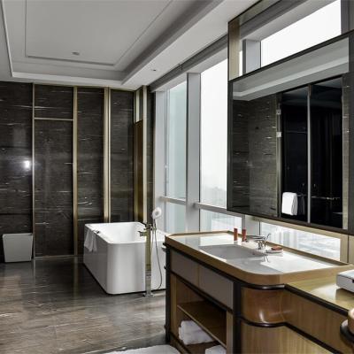 China Modern Professional Design Bathroom Furniture Modern Bathroom Vanity Cabinet For Hotel for sale