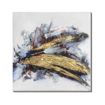 China Abstract Hotel Wall Decor Abstract Stretched Canvas Oil Painting for sale