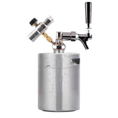 China Hot Sale Beer Tower Tap Top Pressurized Keg And Dispenser Connect Mini Keg And Tap System for sale