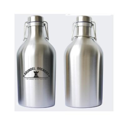 China Keep Best Of Beer Craft Newcomer Rates Stainless Steel Metal Squeeze Bottle With Flip Top for sale