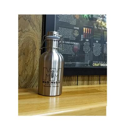 China Keep Beer Craft Hot Selling Well Sealed Stainless Steel Water Bottle SS With Flip Top for sale