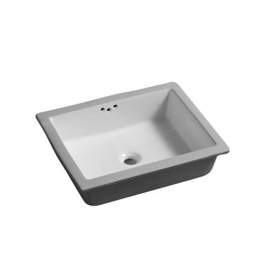 China Traditional Best Fashionable Rectangular Undermount Vanity Sink Toilet Bathroom Basin for sale