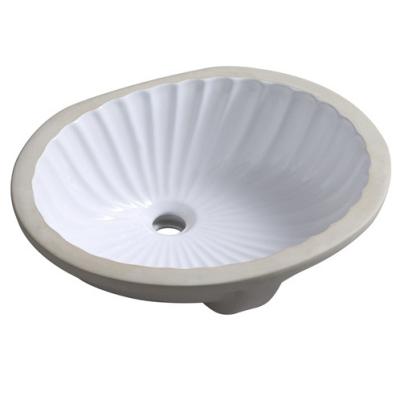 China Factory Direct Bathroom Basins cUPC Ceramic Sink Smooth White Bowl Sink Basin Bathroom for sale