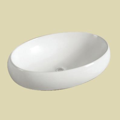 China Popular Product Modern Hot Selling Bathroom Wash Basin Bathroom Oval Ceramic Sink for sale