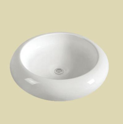 China Modern Bathroom Toilet Porcelain Bowl Above Counter For Wooden Cabinet Wash Basin for sale