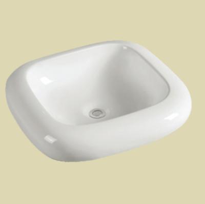 China Modern Counter Basin Vanity Sink For Washroom Hand Wash Bathroom Ware Porcelain Sanitary Wash Sink for sale