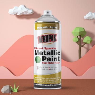 China Pintura negra metálica de secado rápido metálica del coche de la pintura de espray del aerosol de Aeropak Acylic en venta