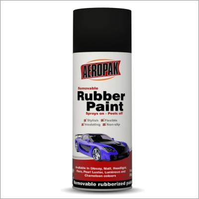 China Aeropak Luminous Removable Rubber Spray Paint Peelable Rubber Coating Spray Paint for sale