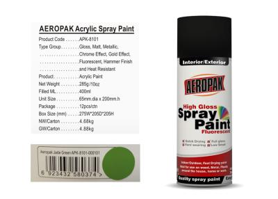 China Pintura de Jade Green Color Aerosol Spray con la certificación de RoHS/MSDS en venta