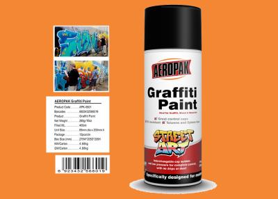 China MSDS-de Verf van de Graffitinevel, Openluchtnevelverf met Oranjegele Kleur Te koop