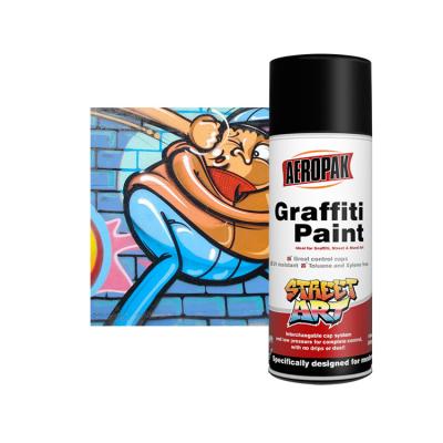 China Graffiti-Markierungssprühfarbe Acryl-Aeropak MSDS LPG 400ml zu verkaufen