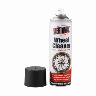 China TUV AEROPAK Car Wheel Cleaner Spray 500ml Car Aerosol Spray en venta