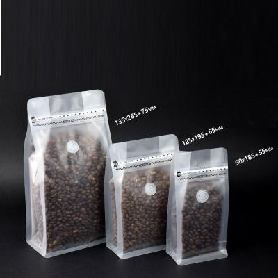 China Valve 250g 500g Flat Bottom Tab Ziplock Bag With Barrier Degassing 1 Kg Coffee Summer Pockets for sale