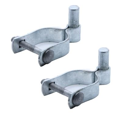 China Male Connecting Carriage Bolts Chain Link Fence Walk Gate Hinge Set And Hex Nuts Hinge for sale