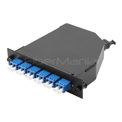 China 12 Fiber MPO Cassette 6 Ports Fully Loaded For Data Center for sale