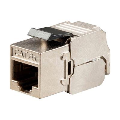 Cina CAT.6A FTP Zinc Die-casting Toolless Keystone Jack Module 180 gradi Tipo sottile in vendita