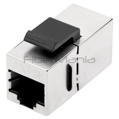 Cina Centrale dati protetta Cat6 RJ45-RJ45 STP Inline Coupler Cassa argento in vendita