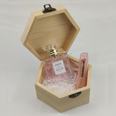 China Factory Directly Recyclable Gift Box Good Quality Wooden Perfume Packaging Box Custom Wood for sale