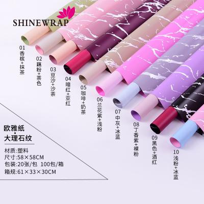 China Factory Direct Recyclable Wax Coated Flower Wrapping Paper Water Proof Flower Wrapping Tissue Flower Wrapping Paper for sale