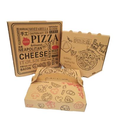 China Recyclable Wholesale Custom Paper Pizza Box Cardboard Pizza Box Paper Box For Pizza for sale