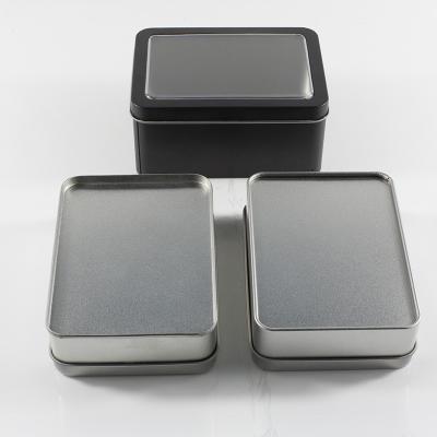 China Rectangle Box Recyclable High Quality Customized Packaging Cookie Tin Square Boxes for sale