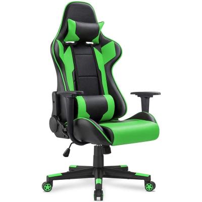 China Ergonomic Rotating High Back PC Computer Gaming Chair Convertible With Headrest Gaming Chair for sale