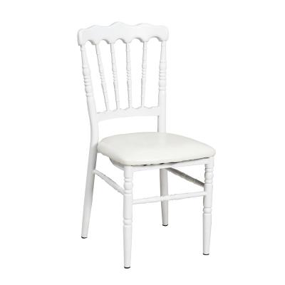 China Wholesale Modern Wedding Full Metal White Banquet Chairs For Weddings Hotel Party for sale