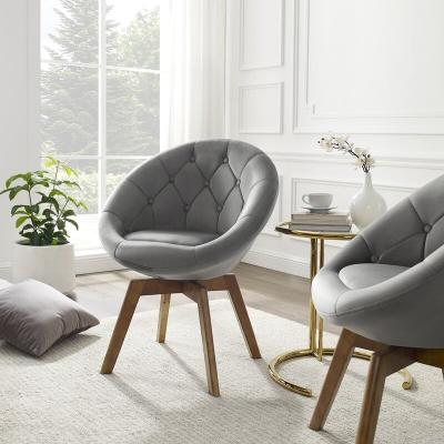 China Single sofa chair new design ball chair fabric lounge chair seater sofa chair with wooden legs for sale