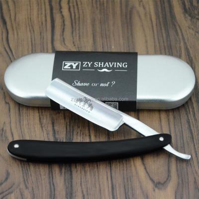 China Shenzhen Single Blade Cut Throat Folding Barber Shaving Straight Razor for sale