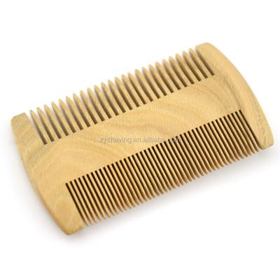 China Hot Selling Private Label Shaving Brush ZY Amazon Folding 100% Natural Sandalwood Beard Comb Beard Mustache for sale