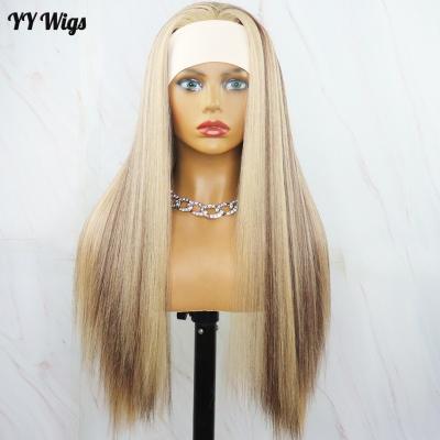 China Long #D33/103 Futura Silky Straight Blonde Mixed Color Straight Synthetic Wig For Women for sale