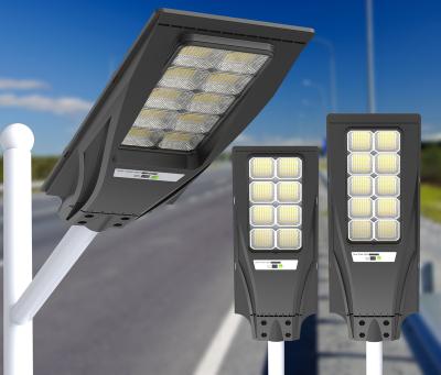 China Outdoor high power garden/road/theme park/park/warehouse 300W 400W waterproof smd ip65 all in one led solar street light for sale