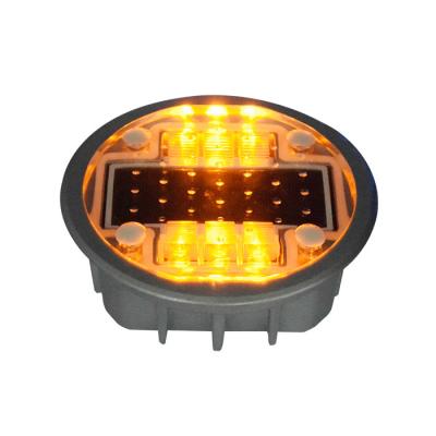 China Garden Premium Round Reflector Plastic Reflective Road Lights Aluminum Studs for sale