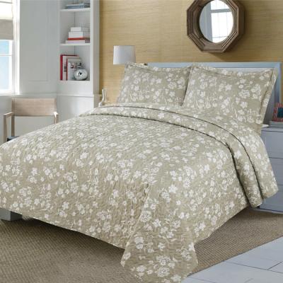 China Home Cotton Throw Printed Microfiber Bedspread Sheet Comforter Set Supplier for sale