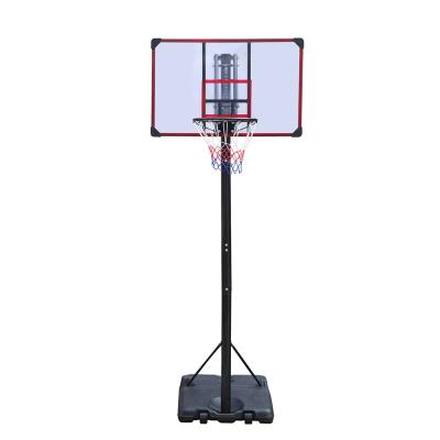 China PE Kids Portable Basketball Matches Set Height Adjustable Post Basketball Hoop Stand for sale