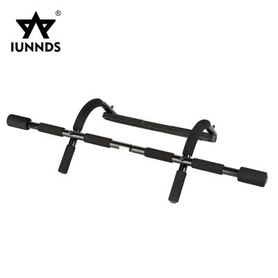 China High Tensile Steel Tube Portable Multi Handles Exercise Fitness Door Gym Chin Up Pump Pull Up Bar for sale