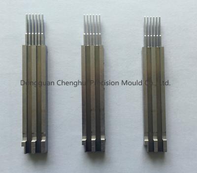 China Precision connector mold parts insert grinding EDM , WEDM , CNC for sale