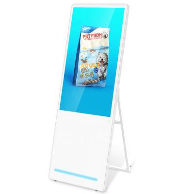 China 40in indoor lcd portable digital signage lcd advertising players advertising poster android digital display for sale