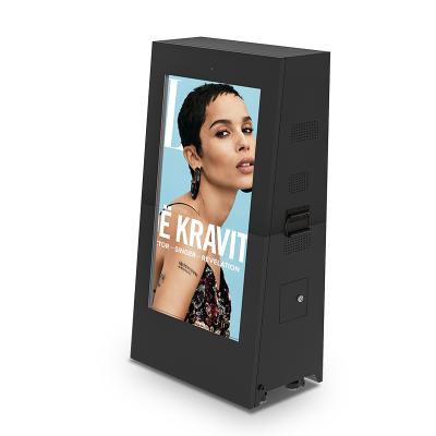 China Outdoor Waterproof Portable Floor Standing 43 Inch Kiosk LCD Advertising Screen for sale