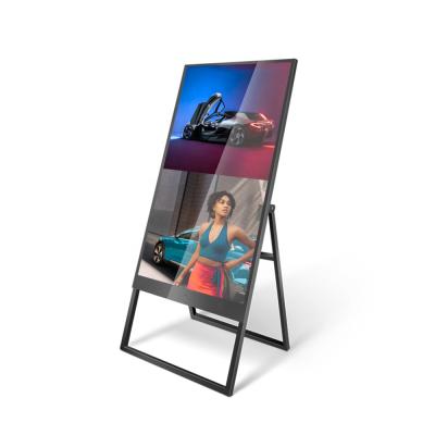 China High Brightness Indoor Portable 49in Free Screen Android LCD Poster Digital Display for sale