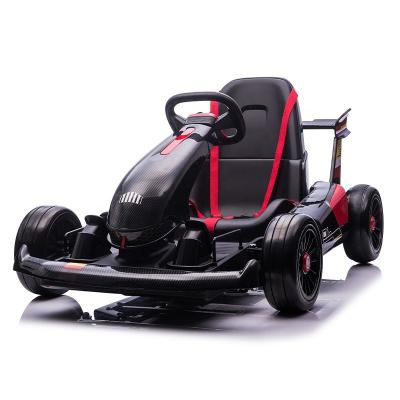 China 24V Electric Powerful Drift Go Kart Ride On Car For Big Kids For 10 Years Huge 6inch for sale