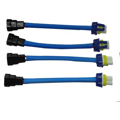 China Ceramic Car Automobile Light 9005 H10 Headlight Socket Wiring Wire Harness for sale