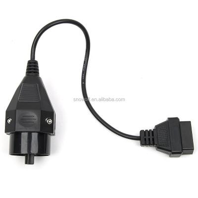 China Diagnostic Tools 20 Pin Connector To 16 Pin Obd 2 Female Diagnostics Adapter Cable Round Auto Professional Obdii Connector for sale