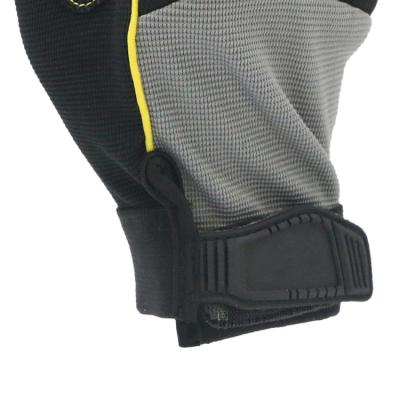 China Anti-Slip Spandex Mesh Mechanical Working Gloves Touch Screen Suede Microfiber for sale