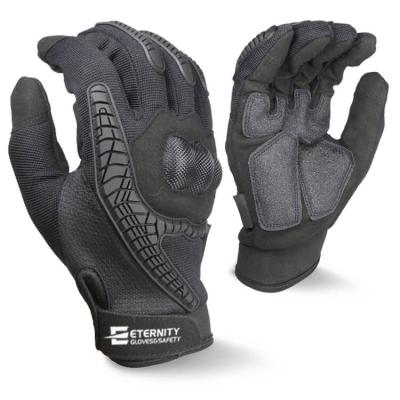 China High Impact Anti Impact TPR Knuckle Protect Anti Vibration Mechanical Gloves en venta