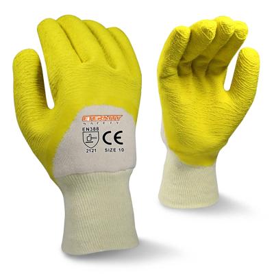 China Flexible Building Construction Tank Top Cotton Latex Ply Industrial Coating Gloves for sale