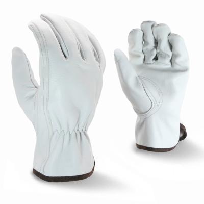 China Good Quality Heavy Duty Comfortable Men Driving Grain Leather Work Gloves for sale