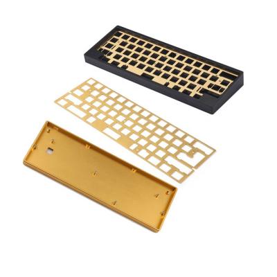 China Custom CNC 6061 Aluminum 6063 Aluminum Case Anodized Finish Bottom Bottom CNC Mechanical Keyboard 6063 Mechanical Keyboard Top Plate for sale