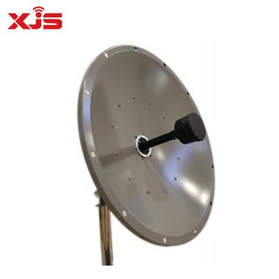 China 5G Network Dual MIMO 3300-4200MHz 5G 24dBi Solid Dish Polarized Satellite Dish Antenna for sale