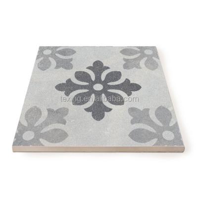 China New Cement Flower Rustic Design Floor Tiles Inkjet Ceramic Tile Wall Rustic for sale